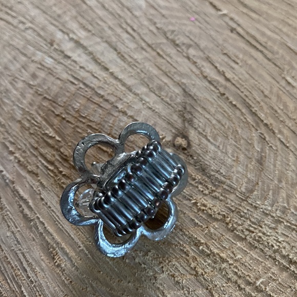 Bundle of long silver gem necklaces, mid length and pairs of elastic metal rings - Picture 14 of 15